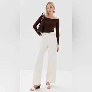 Reformation
Cary High Rise Wide Leg Jeans NWT